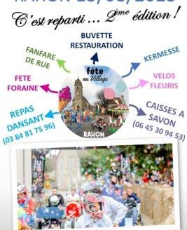 Fête du village le 13 aout