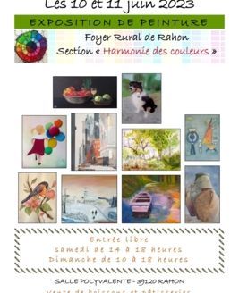 Exposition de peinture au foyer rural
