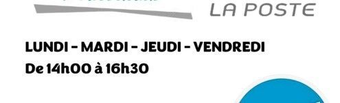 Nouveaux horaires de l'agence postale